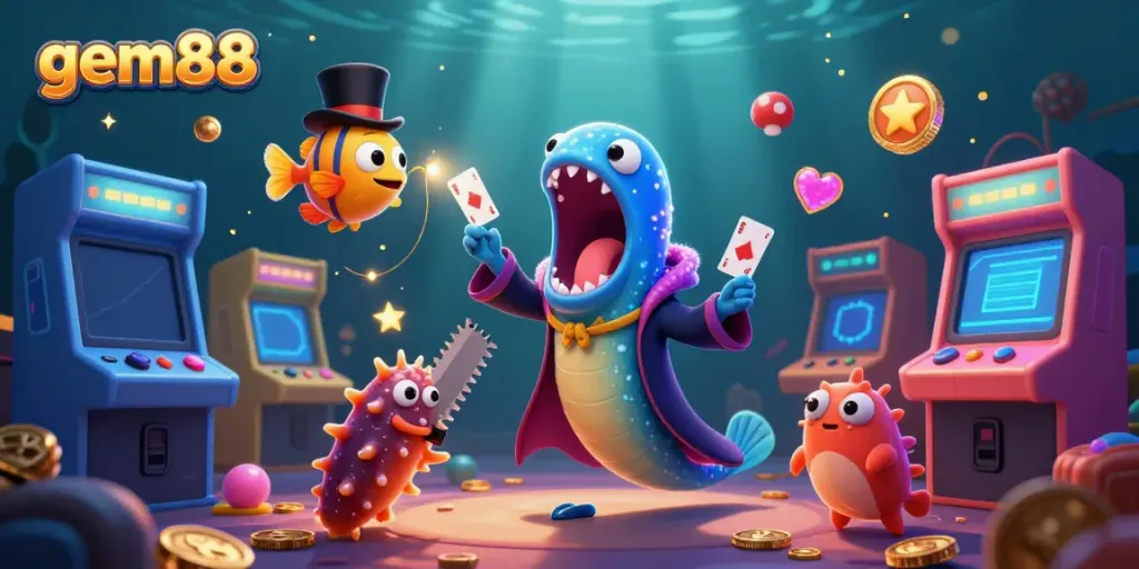 Experience magical casino fun with gem88 in a colorful underwater world
