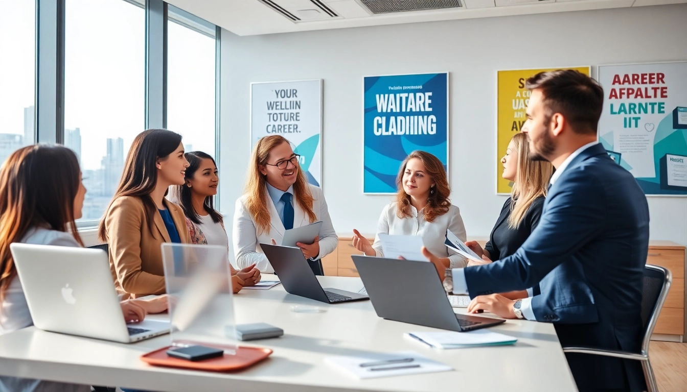 Headhunter IT unterstützt IT-Experten bei der Jobsuche in einem modernen Büro.