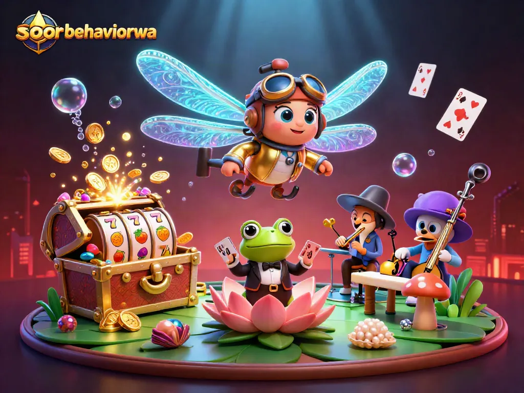 Experience thrilling gameplay with soarbehaviorwa in a whimsical underwater casino scene
