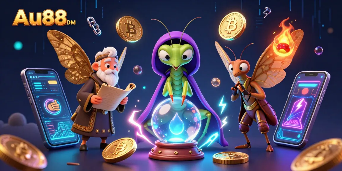 Win big at Au88 DM with an enchanting gaming atmosphere featuring mystical characters and rich casino elements.